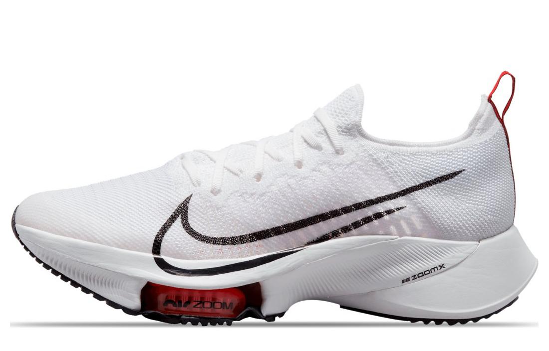 

Nike Air Zoom Tempo NEXT% Flyknit White Light Crimson Platinum Tint Black CI9923-105 44.5