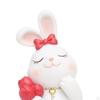Statue Weddings Animal Sculptures Collectible Figures Miniature Bunny Resin Figurines for Home Shelf