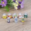 3/5Pcs 1:12 Dollhouse Accessories Jam Beverage Cans Miniature Play Kitchen Toy