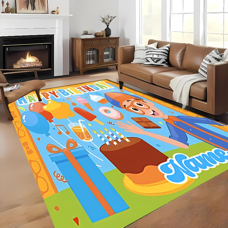 Custom personalization Blippi Area Rug - Perfect For Kitchen, Bathroom,Laundry Room Decor Large Size Available,Gift All Seasons