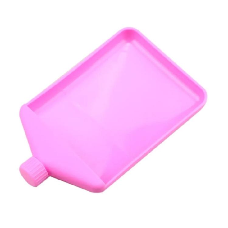 2Pieces Bead Handling Tray Beading Supplies Bead Sorting Tray Bead Funnel Tray Bead Pouring Tray Suitable for Beads