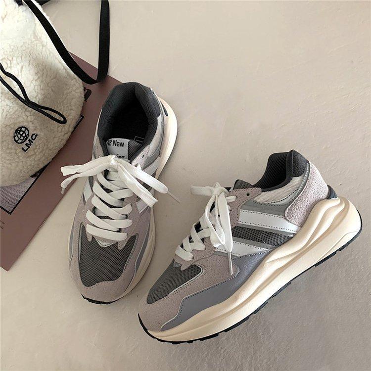 Summer Hong Kong Style Sports Shoes Women's Spring New Platform Shoes Student Leisure