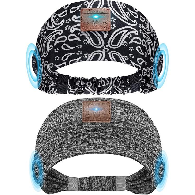 2-Pack Sleeping Headphones, Headband Headphones with Ultra-Thin HD Stereo Speaker, Bluetooth Headband for Sports, Workouts, Insomnia, Yoga, Air