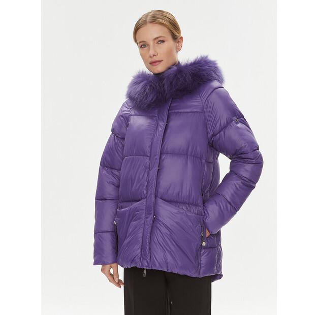 

Пуховик Fracomina FJ23WC3001O42301 фиолетовый Regular Fit XS