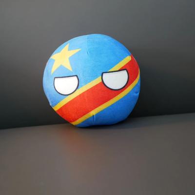 10εκ. Λαϊκή Δημοκρατία του Κονγκό Polandball Μίνι Βελούδινο Παιχνίδι Countryball Anime Γεμιστό Περιφερειακό Δώρα