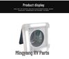 12V/24V RV Skylight Ventilation Fan with Rain Sensor, Insect Protection, Two-Way Airflow & Light for Motorhomes