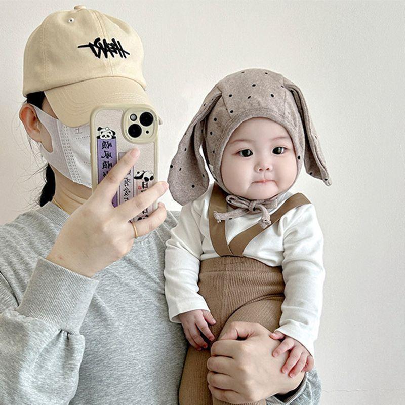 Organic Cotton Baby Beanie With Ear Protection For Winter Season
