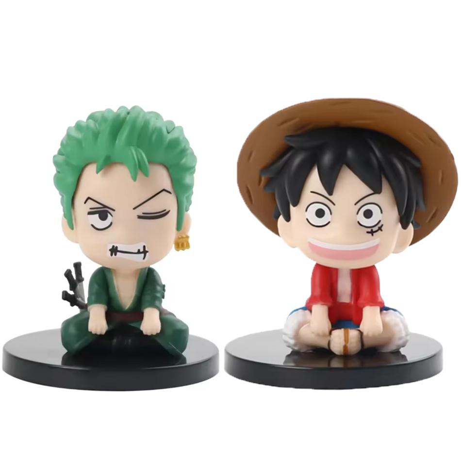 Anime One Pie Luffy Cartoon Character PVC Model Desktop Decoration Children's Festival Gift Cute Birthday Anime Periphery