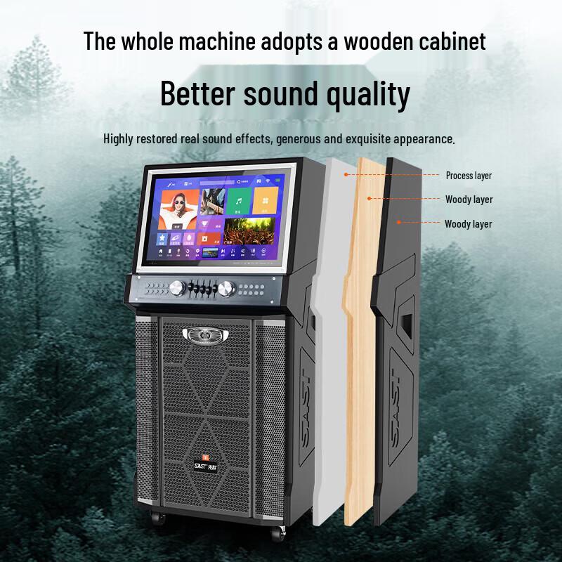 SAST SA-263 Portable KTV Speaker System CN Plug (adapter Included)