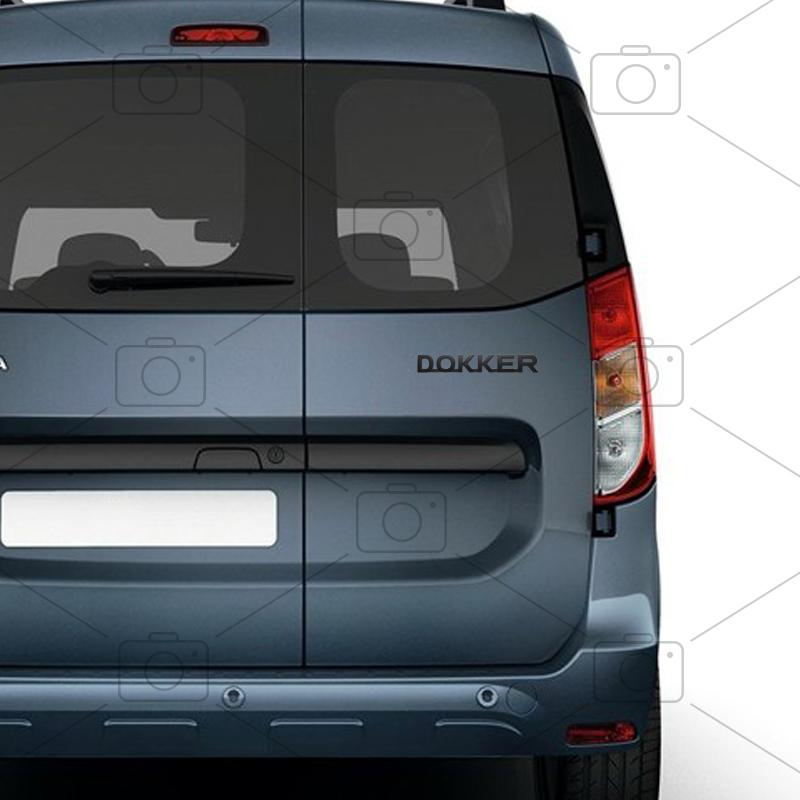 Car Metal Body For Dacia Dokker Logo Dci Camper Van Letter Decals Styling Badge Trunk Fender Emblems Sticker Accessories NN37