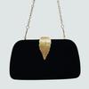 Elegant Black Evening Clutch Timeless Chic Small Bag for Women Perfect Match with Cheongsam Evening Gown Banquet Party Accessory