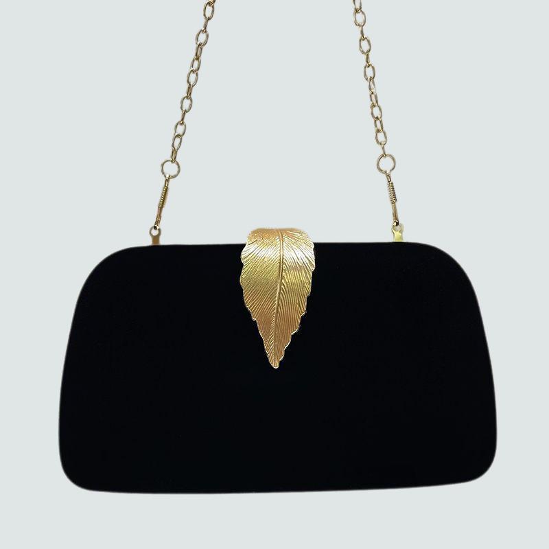 Elegant Black Evening Clutch Timeless Chic Small Bag for Women Perfect Match with Cheongsam Evening Gown Banquet Party Accessory