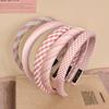 1/2pcs 1.5CM Women Girls Sweet Plaid Hairbands Sponge Padded British Hair Hoop Accessories Lattice Head Wears