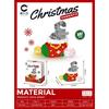 DIY  Diamond Micro Particle Building Block Santa Claus Socks Party Style Cartoon Character Christmas Toys for Children Gifts