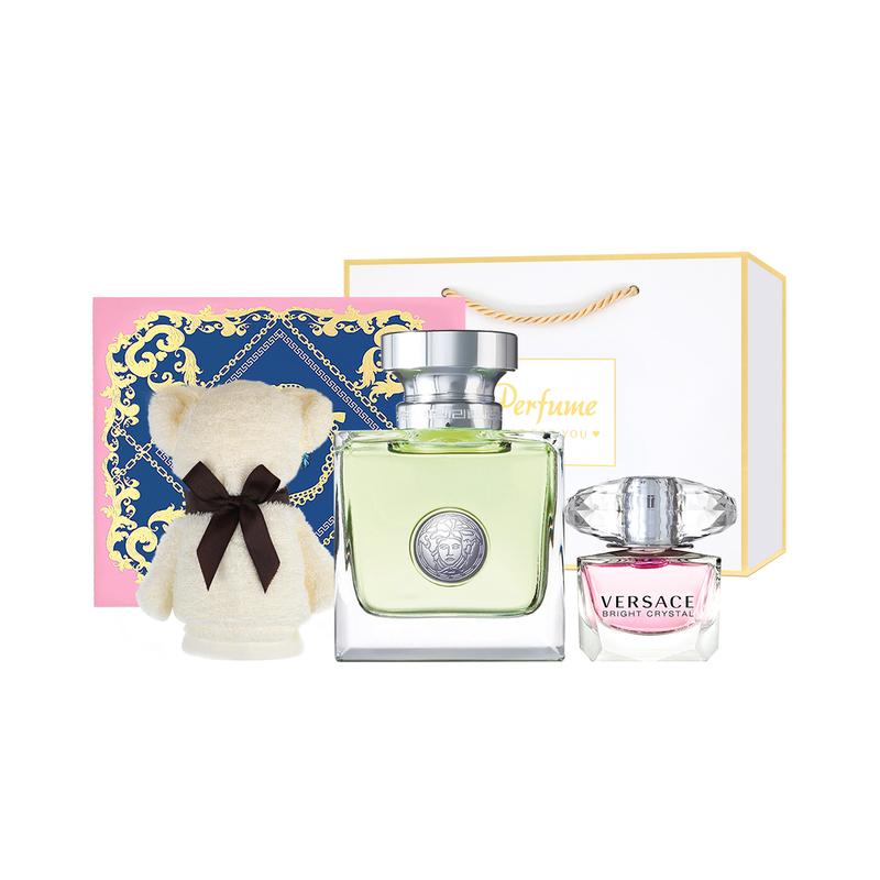 Versace Heartfelt Women/Mediterranean Perfume Perfume Set 30ml+5ml+-Heart-warming women s fragrance 30ml + crystal diamond 5ml + little bear