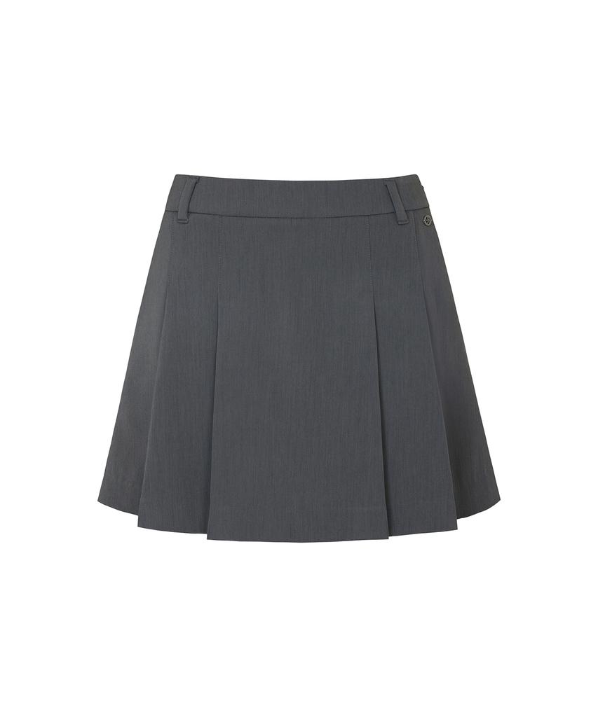 Peulleibu Classic Twill Skirt W/Inner Pants_Grey