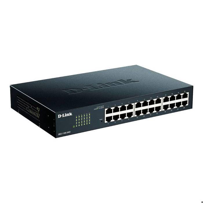 MISE EN RÉSEAU, Commutateur, Commutateur autonome, D-Link 24 ports 10/100/1000 Mbps Easy Enhanc spécifications Ports LAN 24N Type et
