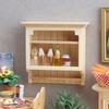 Miniature Wall-Mounted Shelf 1:12 Scale Retro Mini Shelf Tiny Tiered Storage Shelf for Miniature Kitchen Living Room Doll Furniture