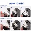 ZEXEF Crimping Tools PH2.0/XH2.54/2.8/3.0/3.96/KF2510/JST Terminal SN-2549S 0.08-1.0mm²/AWG28-18  Wire Ratcheting Pliers YEFYM
