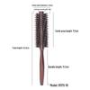 Boar Bristle Wood Roller Comb for Straight & Curly Hair Styling