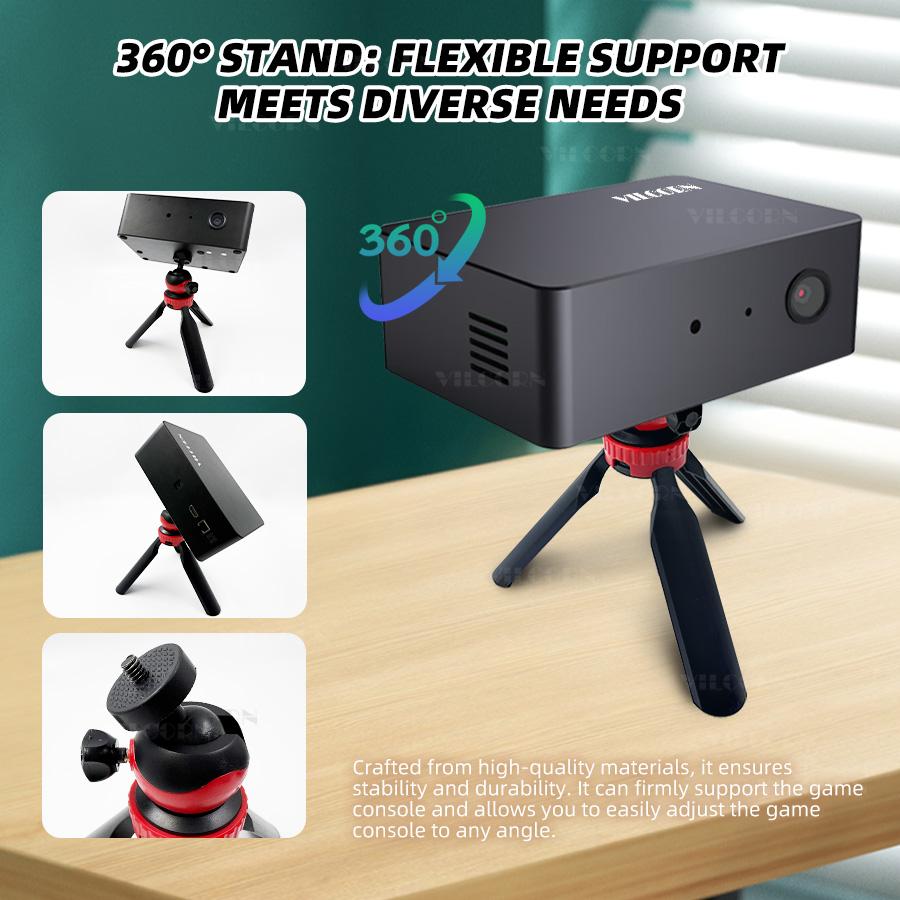 VILCORN Smartes KI-Aktives Spielsystem für Kinder & Familien Interaktive Physische Fitness-Spielkonsole mit Bewegungssensor-Spielen