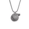 Peppa Pig Pendant Necklace: Family Matching Anime Cartoon Retro Accessory for Adults and Kids, Year of the Pig Zodiac Theme.