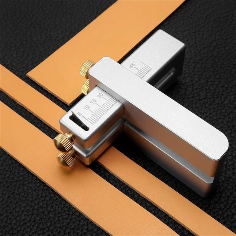 Professional Belt Cutter Tool Set Features Adjustable Cutting Width Aluminum Alloy Materials for Home Use