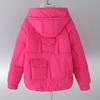 New Hooded Cotton Clothes Women's Loose Multi-pocket Cotton-padded Clothes Winter Bread Clothes Short Coat