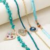 New Eye Element Pendant Necklace Bohemian Exquisite New Collarbone Chain Degree