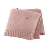 Newborn Baby Blankets 90*70cm Knitted Infant Kids Boys Girls Ultra-Soft Cotton Muslin Swaddle Wrap Stuff Toddler Comforter Sheet