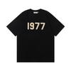 Three-dimensional flocking 1977 men's and women's American high street hoodie sweater trousers casual suit