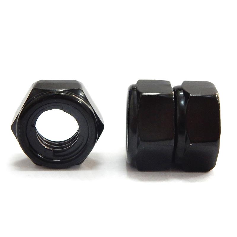 Electrophoretic Black M3-M16 304 Stainless Steel Anti-Loosening Hex Nut & Washer