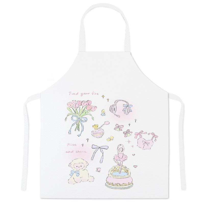 Cartoon Anime Pet Apron for Adults & Kids - Cute Kitchen & Restaurant Waist Apron