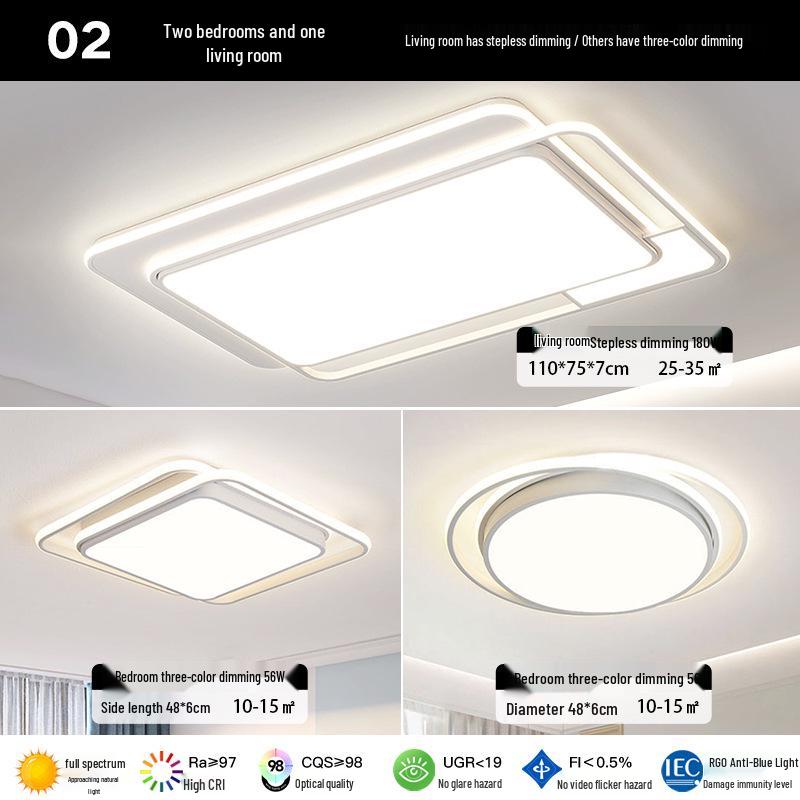 Modern Minimalist Eye Protection Ceiling Light for Living Room and Bedroom