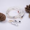 Linsoul THIEAUDIO EST Litz 5N OCC Crystal Earphone Upgrade Soft Oxidation for (Static Electricity) 100-Strand Silver-Plated (Single Copper) Cable,