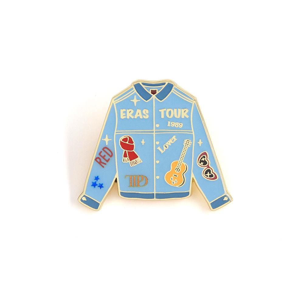 Taylor Swift Eras Tour Concert Brooch Souvenir Jacket Gift for Music Lovers
