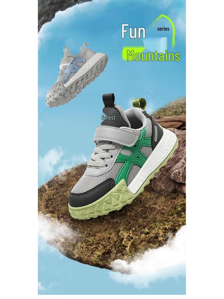 2026 Spring/Autumn Lightweight Girls' Mesh Breathable Running Shoes for Medium and Large Children