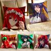 Fantasy Japanese Anime HHigh School DxD Anime Cushion Cover Pillowcase Antidustmite Living Room Sofa Decor Cushion Room