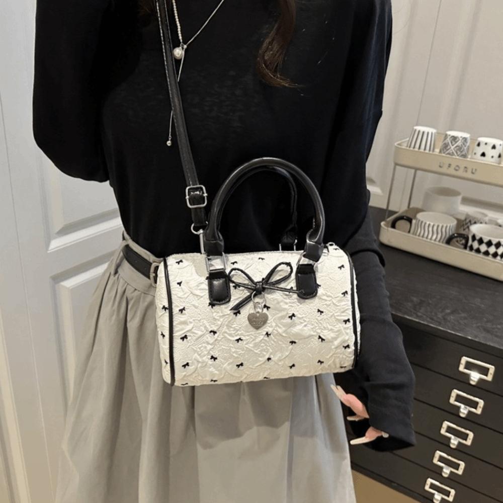 Korean Bow Pillow Bag Small Women's Handbags Fashion Bow Crossbody Bag  Girls