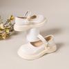 Girls' Black Leather Mary Jane Shoes - Soft Sole, Stylish for Spring/Autumn, Perfect for Performances