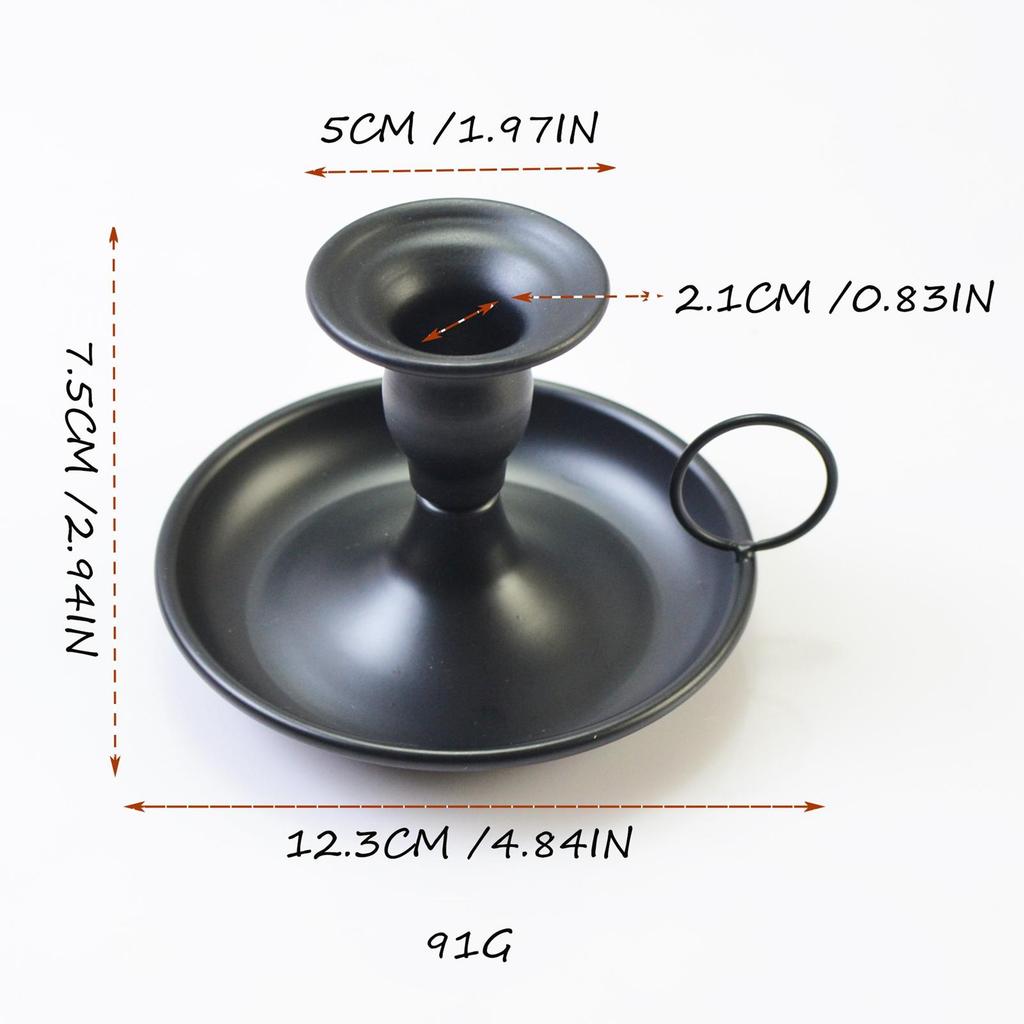 Taper Metal Candle Holder Collectible Creative Metal Candles Candlestick for Party Dinner Table Fireplace Hotel Home Decor