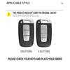 Interior Mouldings 3 4 Button Zinc Alloy Car Key Case Cover Fob For Hyundai IX35 Elantra Sonata 8 9 For Kia Sportage K5 K2 Soren
