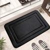 Cross-Border Coral Fleece Non-Slip Absorbent Bathroom Mat for Toilet & Sink