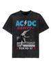 ACDC Band 1981 Tokyo Concert Commemorative Edition Mens Metal Punk Cotton Short Sleeve TShirt