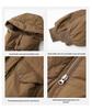 Women's Mid-Length Hooded Down Jacket, 2024 Plus Size Fashion, Warm Winter Coat, White Duck Down