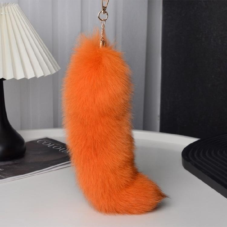 Cosplay Coda di Volpe in Capelli Sintetici Portachiavi alla Moda con Ciondolo a Coda di Volpe Portachiavi Accessorio per Auto e Borsa