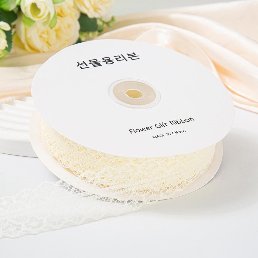 50-Yard Lace Ribbon with Rose and Butterfly Design for Cake Decoration and DIY Arts