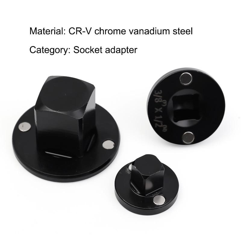 Low-Profile Impact Drive Socket Adapter Set Power Tool Parts Auto Repair Accessories 1/4 To 3/8 Inch Drive Ratchet Converter