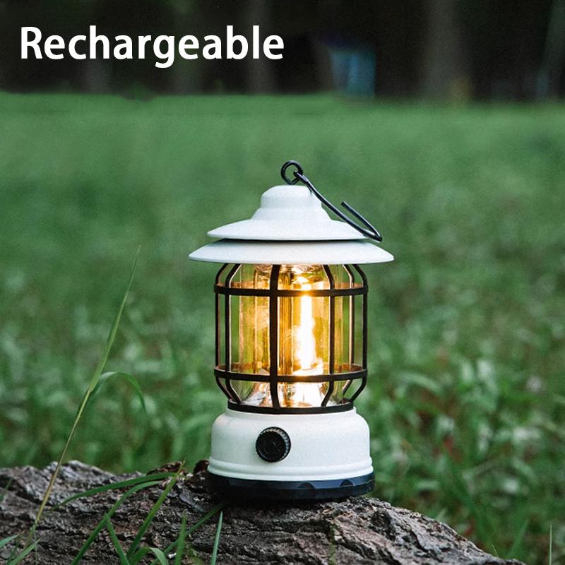 Camping Light Solar-Powered Long-Lasting Rechargeable Portable Lighting Lamp