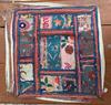 Old Stock Traditional Indian Patchwork Pillow Cover | Handcrafted Textile Art